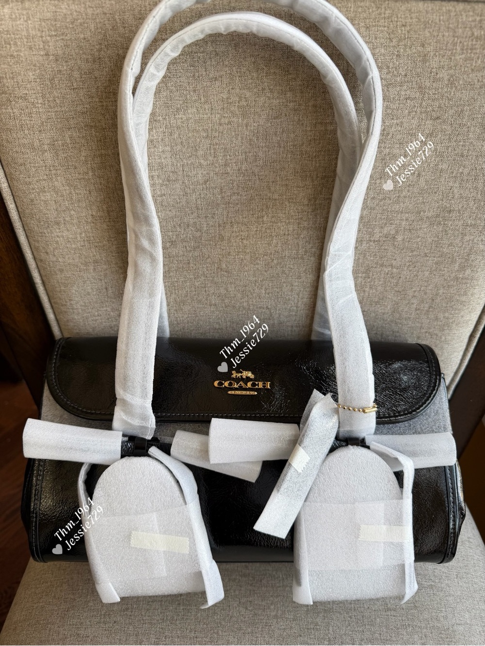 ‼️last 2‼️NWT！COACH Bridget Flap Shoulder Bag With Bows（CDY94）fast shipping